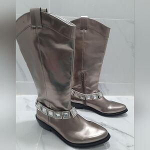 Cowgirl Boots Dannie Metallic Size 6